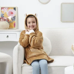 La Chaise Longue Cocoon-SWEAT PLAID ENFANT CHAT