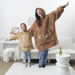 La Chaise Longue Cocoon-SWEAT PLAID ENFANT CHAT