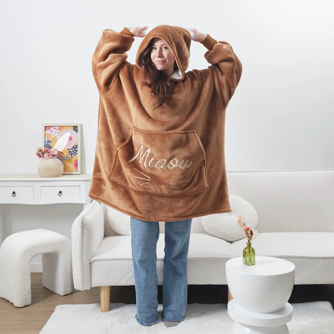 La Chaise Longue Cocoon-SWEAT SHIRT XXL MIAOU