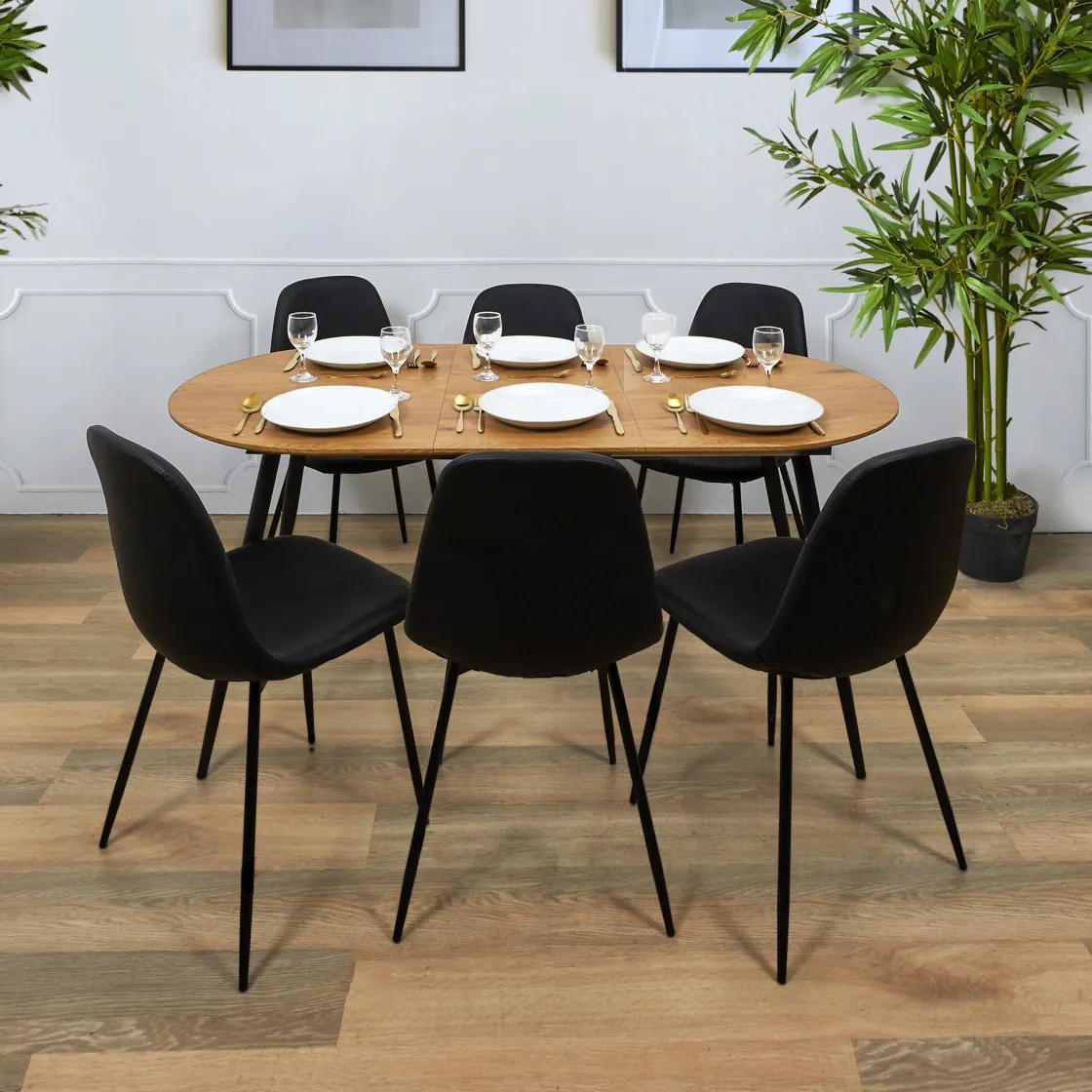 La Chaise Longue Mobilier-TABLE EXTENSIBLE 4 A 6 PERSONNES