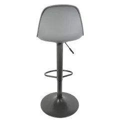 La Chaise Longue Mobilier-TABOURET DE BAR ISAK GRIS - Lot de 2
