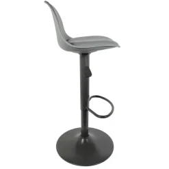 La Chaise Longue Mobilier-TABOURET DE BAR ISAK GRIS - Lot de 2