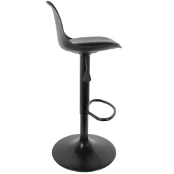 La Chaise Longue Mobilier-TABOURET DE BAR ISAK NOIR - Lot de 2