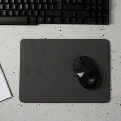 La Chaise Longue Accessoires|Accessoires Smartphone-TAPIS DE SOURIS CHARGEUR A INDUCTION GRIS