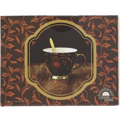 La Chaise Longue Thé & Café|Art De La Table-TASSE PALAZZO SOLEIL NOIR