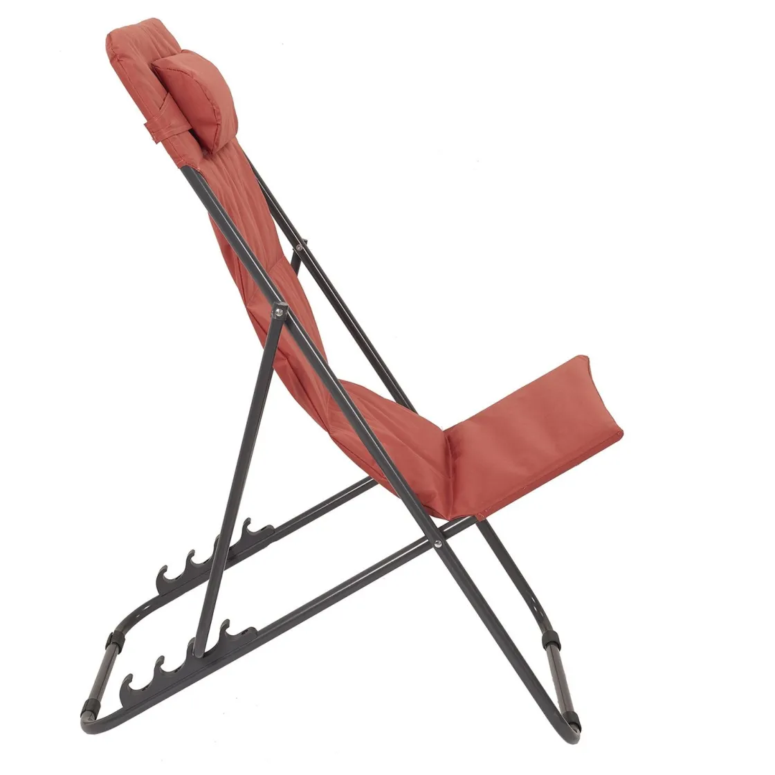 La Chaise Longue Mobilier-TRANSAT PLIABLE CORFOU TERRACOTTA