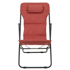 La Chaise Longue Mobilier-TRANSAT PLIABLE CORFOU TERRACOTTA