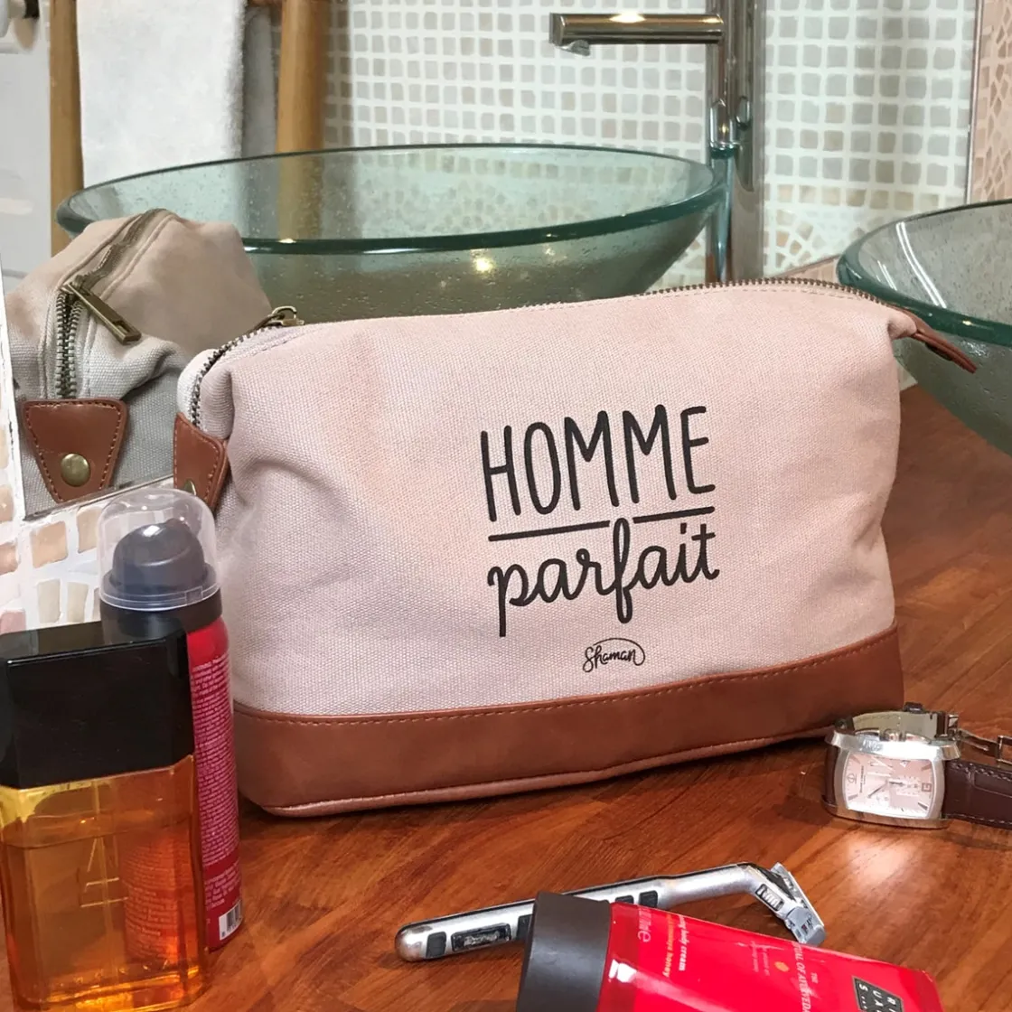 La Chaise Longue Sacs & Pochettes-TROUSSE DE TOILETTE HOMME PARFAIT
