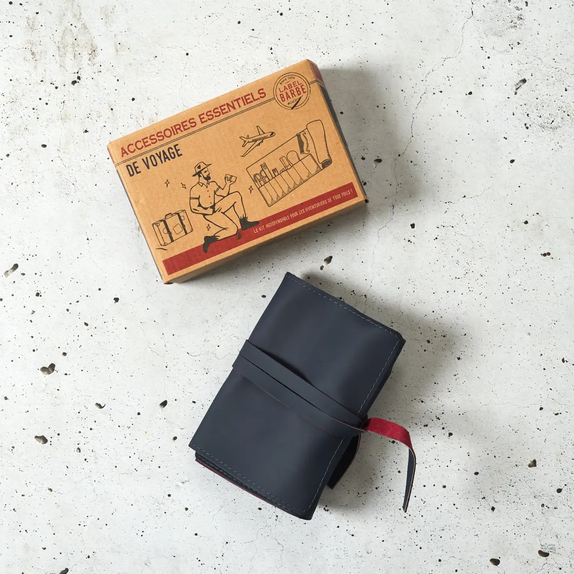 La Chaise Longue Beauté & Soin-TROUSSE DE VOYAGE ESSENTIELLE LABEL BARBE