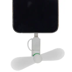La Chaise Longue Accessoires|Accessoires Smartphone-VENTILATEUR SMARTPHONE BLANC