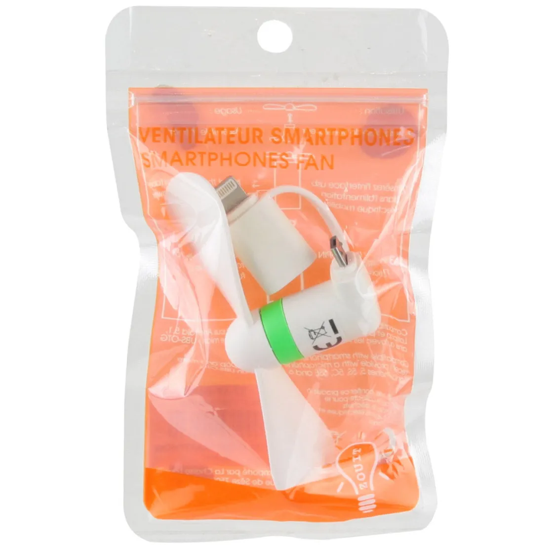 La Chaise Longue Accessoires|Accessoires Smartphone-VENTILATEUR SMARTPHONE BLANC