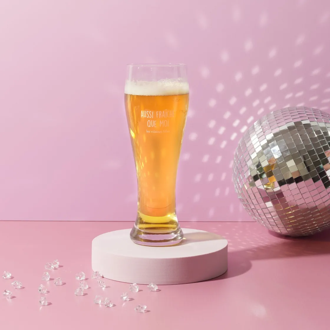 La Chaise Longue Pique-nique & Barbecue-VERRE A BIERE AUSSI FRAICHE QUE MOI