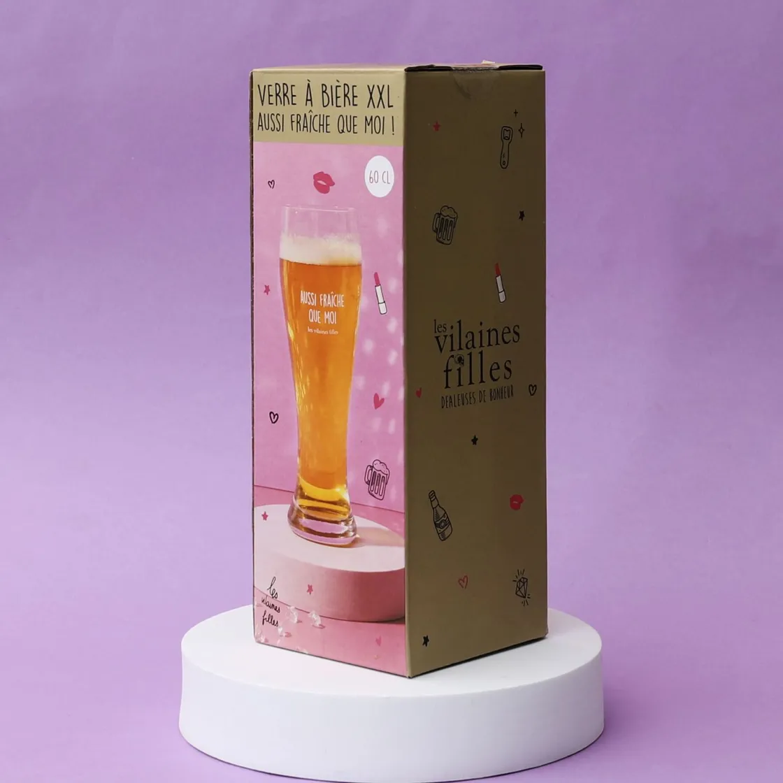 La Chaise Longue Pique-nique & Barbecue-VERRE A BIERE AUSSI FRAICHE QUE MOI