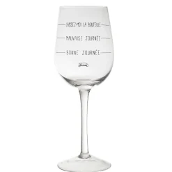 La Chaise Longue Vin & Champagne-VERRE A VIN HUMEUR DU JOUR
