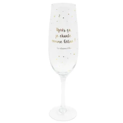 La Chaise Longue Vin & Champagne-VERRE PROSECCO XL JE CHANTE COMME CELINE