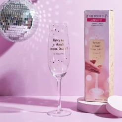 La Chaise Longue Vin & Champagne-VERRE PROSECCO XL JE CHANTE COMME CELINE
