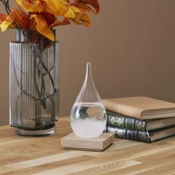 La Chaise Longue Déco-VERRE TEMPETE GOUTTE LED