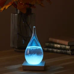 La Chaise Longue Déco-VERRE TEMPETE GOUTTE LED