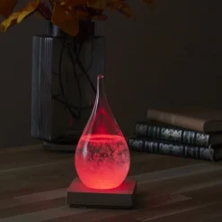 La Chaise Longue Déco-VERRE TEMPETE GOUTTE LED