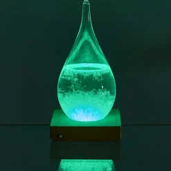 La Chaise Longue Déco-VERRE TEMPETE GOUTTE LED