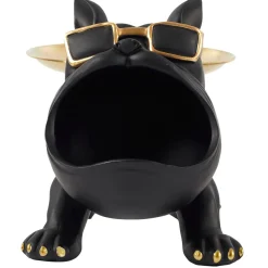 La Chaise Longue Déco-VIDE POCHES BOULEDOGUE MOLOSSE NOIR